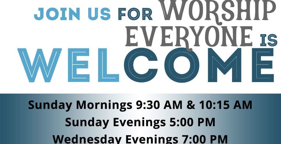 Join Us for Worship